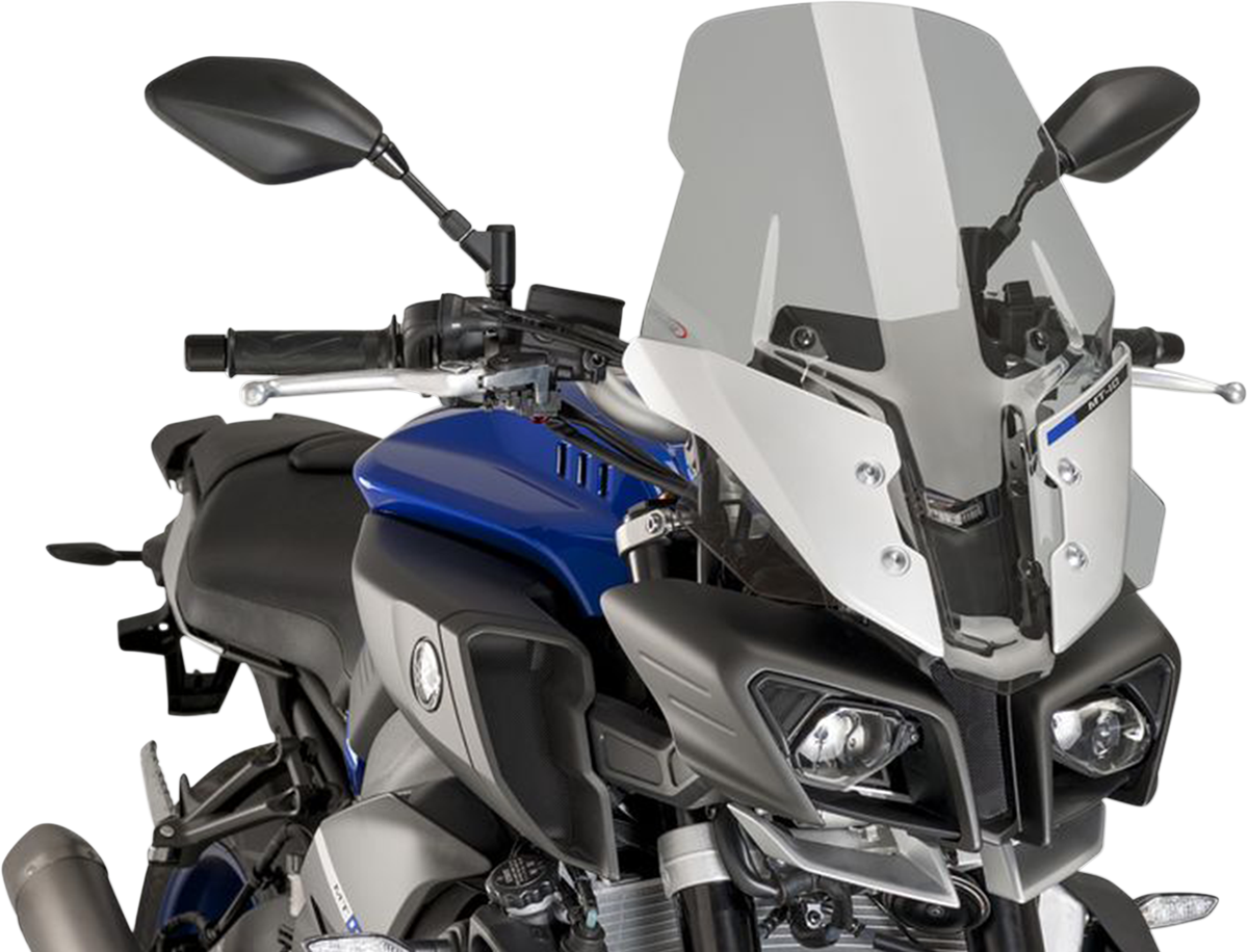 PUIG HI-Tech Parts New Generation Windscreen - 19-3/4" - Smoke - MT10