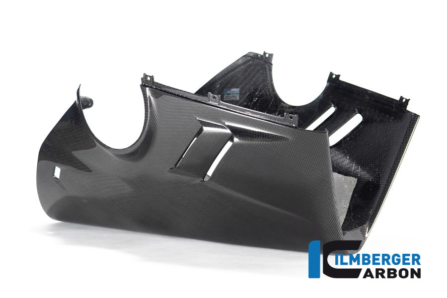 Ilmberger Carbon Belly Pan Ducati Panigale V4 22 For Low Exhaust With Sidestand - Gloss