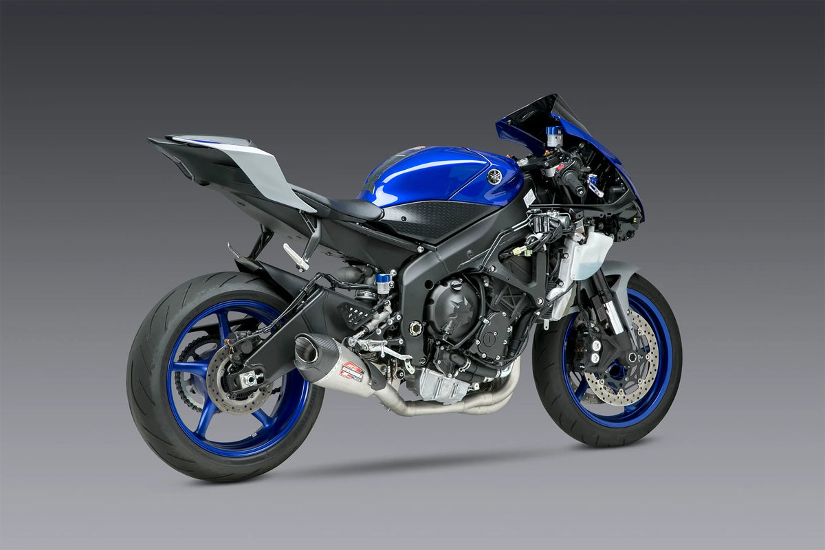 Yoshimura YZF-R6V 06-20 Race AT2 Stainless Full Exhaust, W/ Stainless Muffler