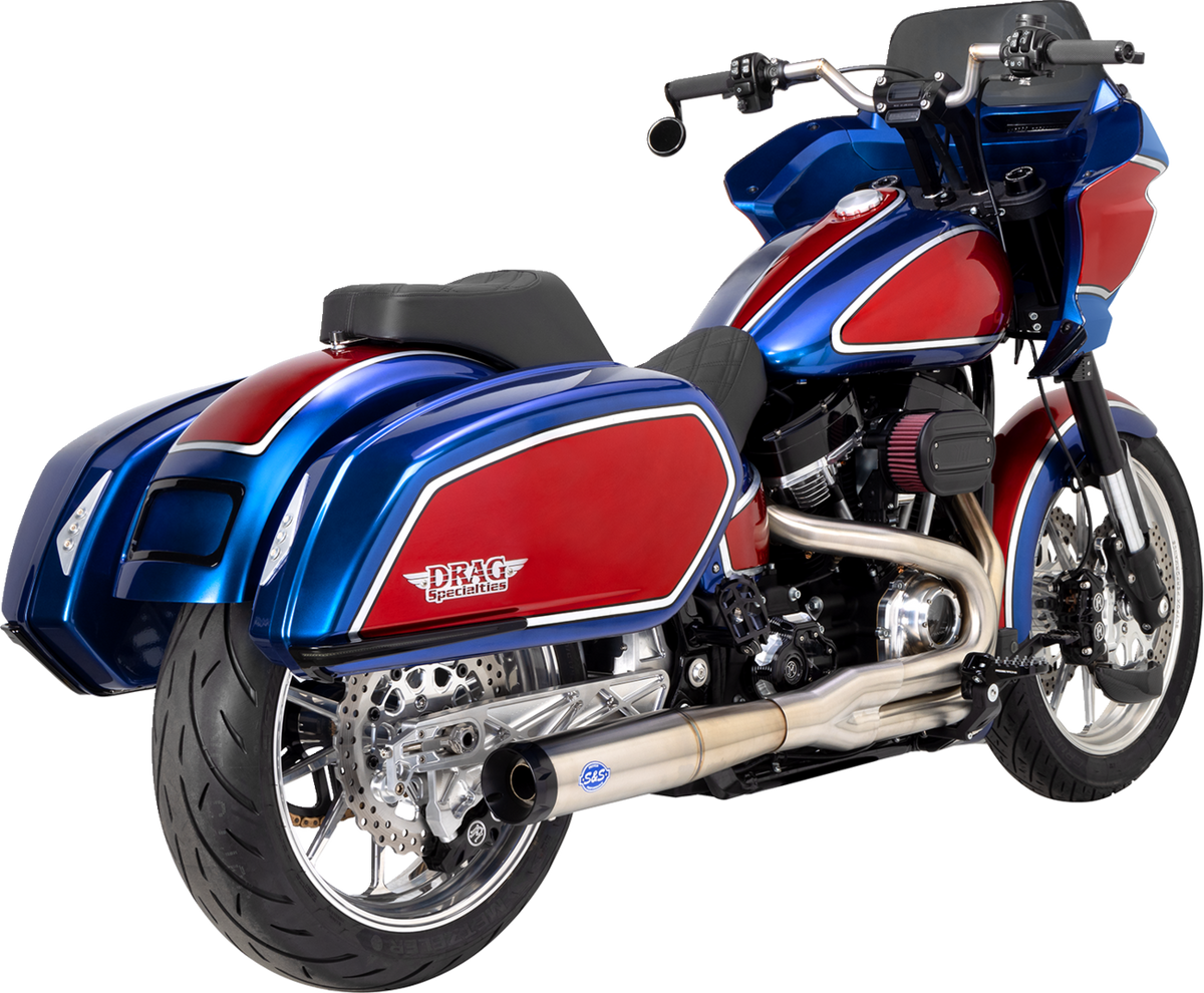 Paul Yaffe Bagger Nation The Fix Rear Fender - Black Frame Plate - HD Softail '20-'23