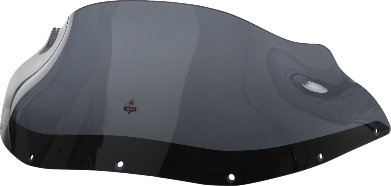 Klock Werks Flare® Windshield - 9" - Dark Smoke - '85-'92 FXRP