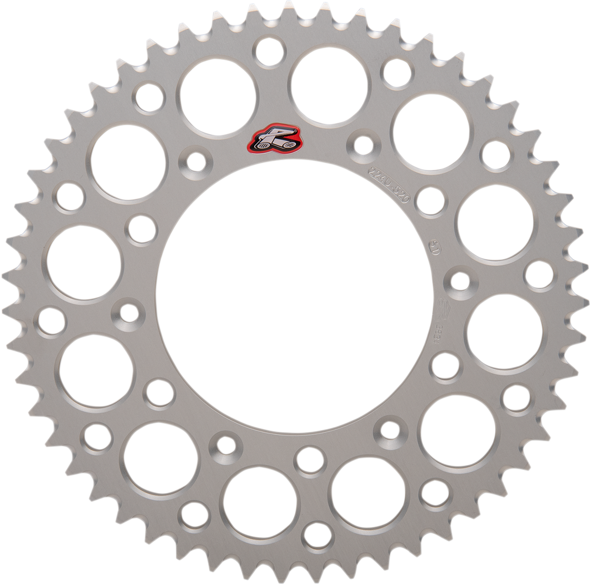 Renthal Rear Sprocket - Aluminum - 51 Tooth - Silver