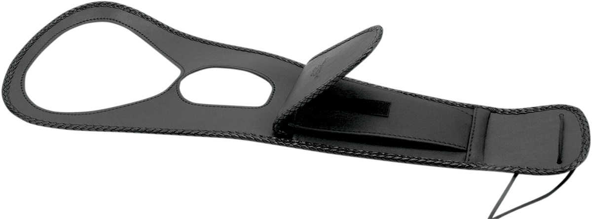 Mustang Pouch Tank Bib - Smooth - Black - Honda