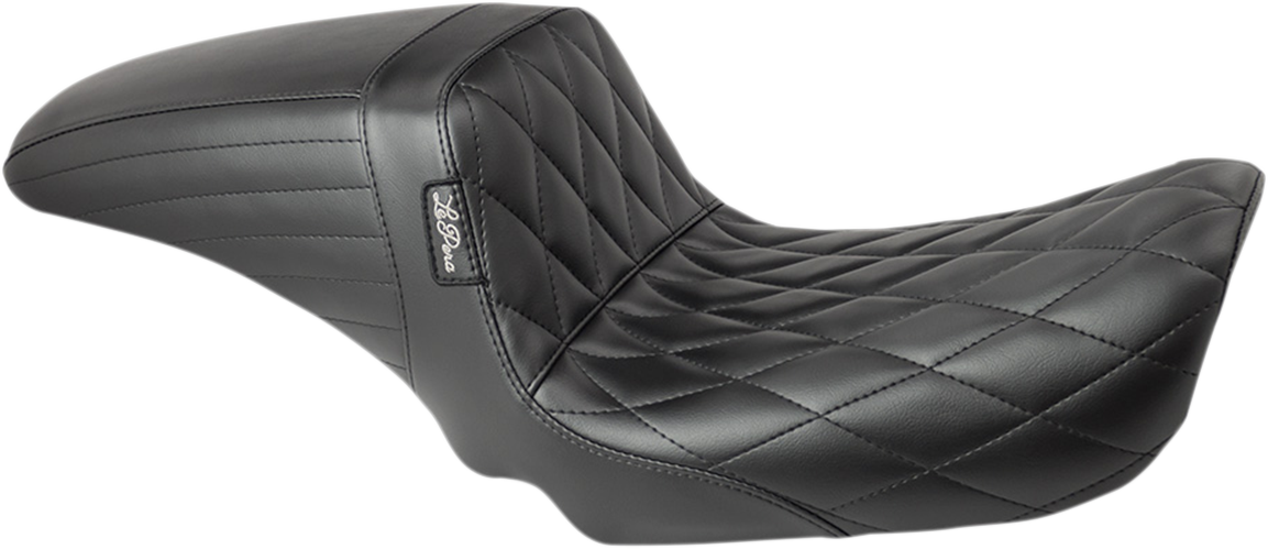 Le Pera Kickflip Seat - Diamond - Black - FXD '04-'05