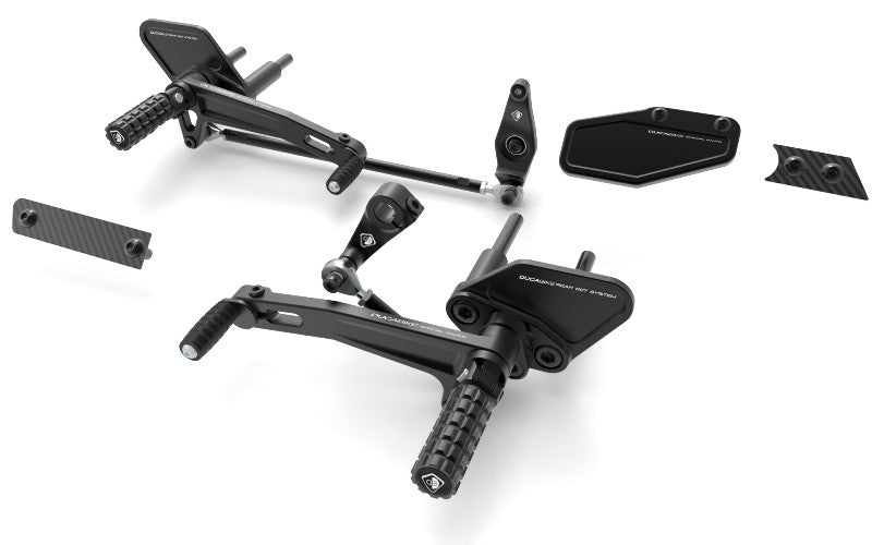 Ducabike DBK PRXDV01 Xdiavel Adjustable Rearset - BLACK-BLACK