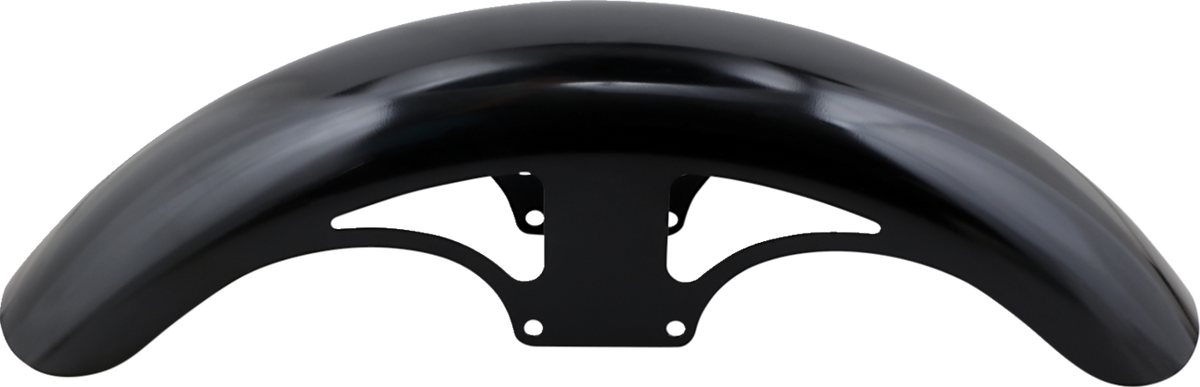 Klock Werks P-Tom Front Fender - Black - 19" - HD Softail