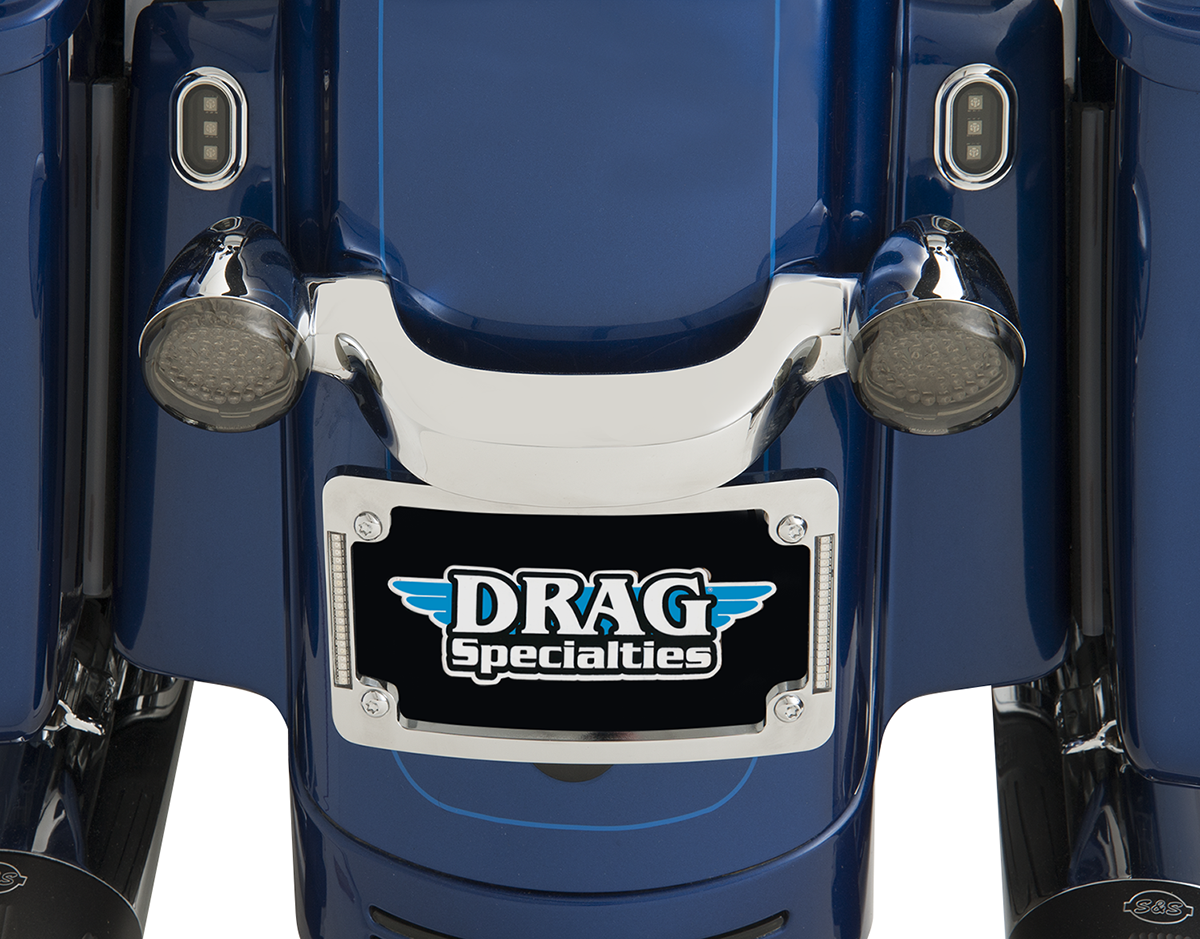 Custom Dynamics Tri-Radius License Plate Frame With Flushmount LEDs