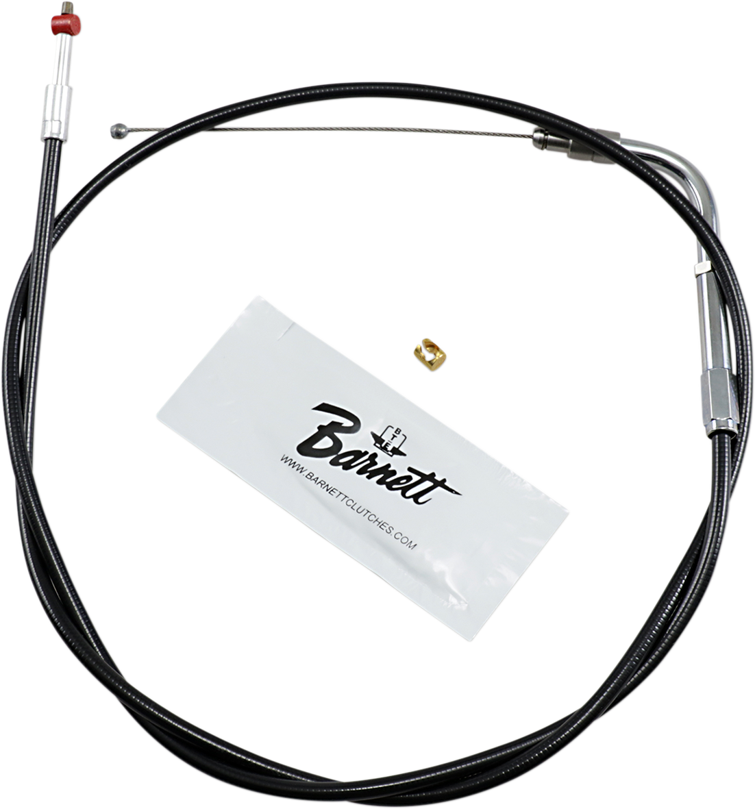 Barnett Black Vinyl Throttle Cable - +6" Size - 37" Length