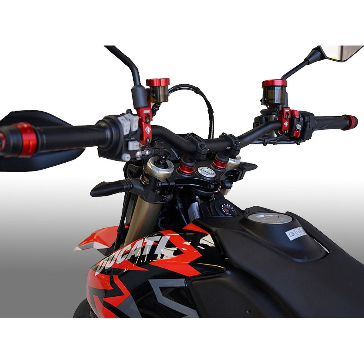 Ducabike DBK CNC Aluminum Handlebar Riser Kit for Ducati Hypermotard 698 Mono