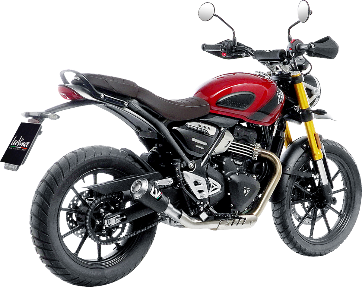 LeoVince LV-10 Slip-On Muffler - Carbon Fiber - Scrambler/Speed 400
