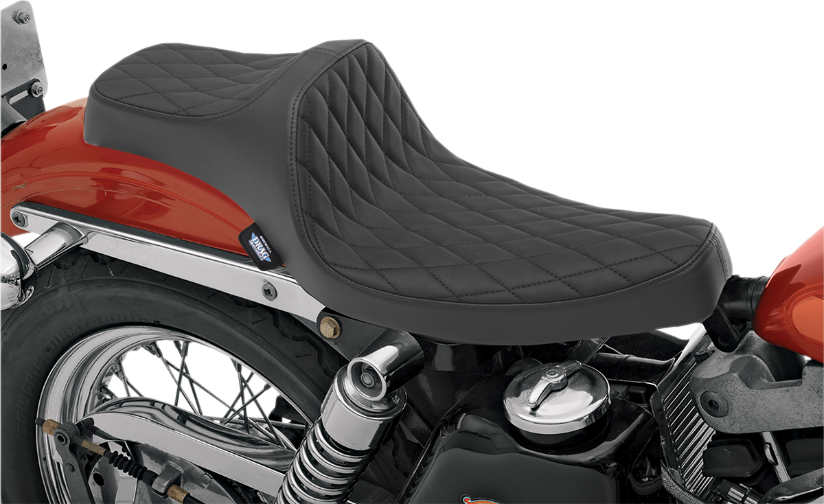 Drag Specialties Seats Predator III Seat - Diamond Stich W/ Black Thread - XL '57-'78