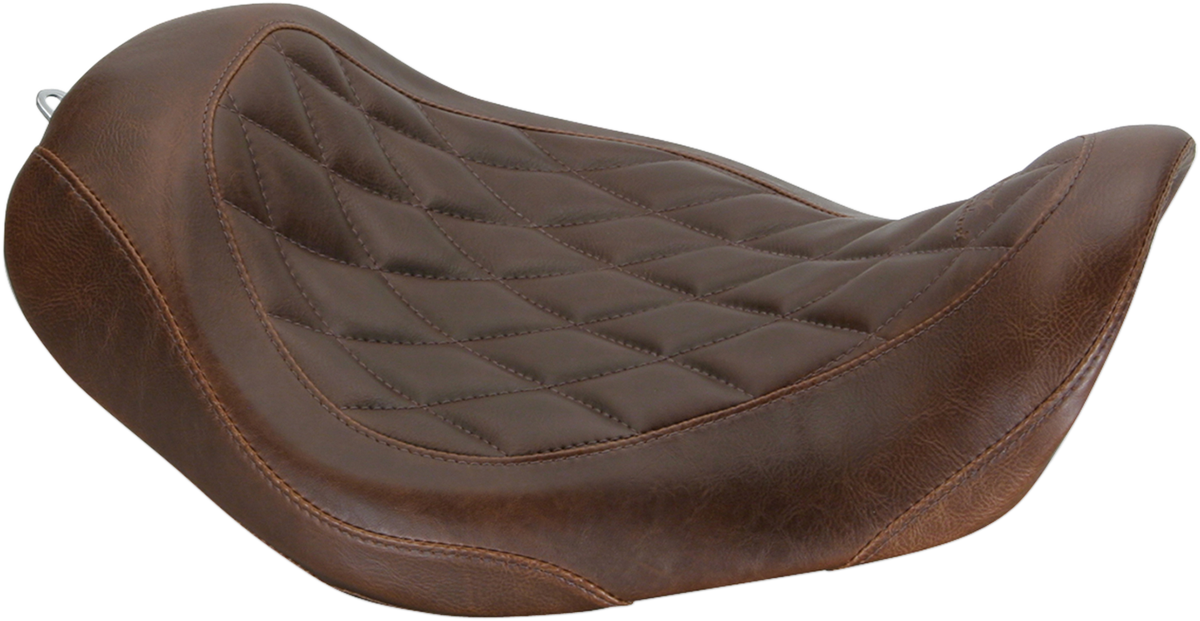 Mustang Seat - Wide Tripper™ Solo - Without Backrest - Diamond - Brown