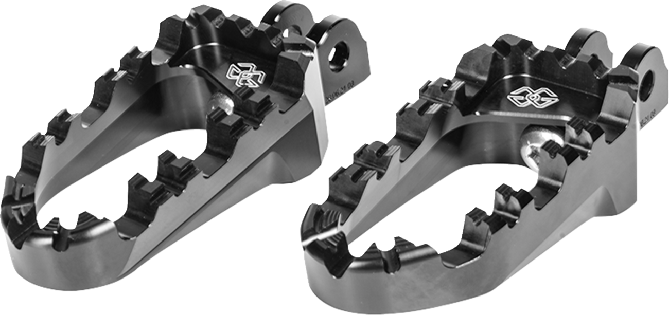 Gilles Tooling Pro-X Enduro Foot Pegs - Black - Pan America