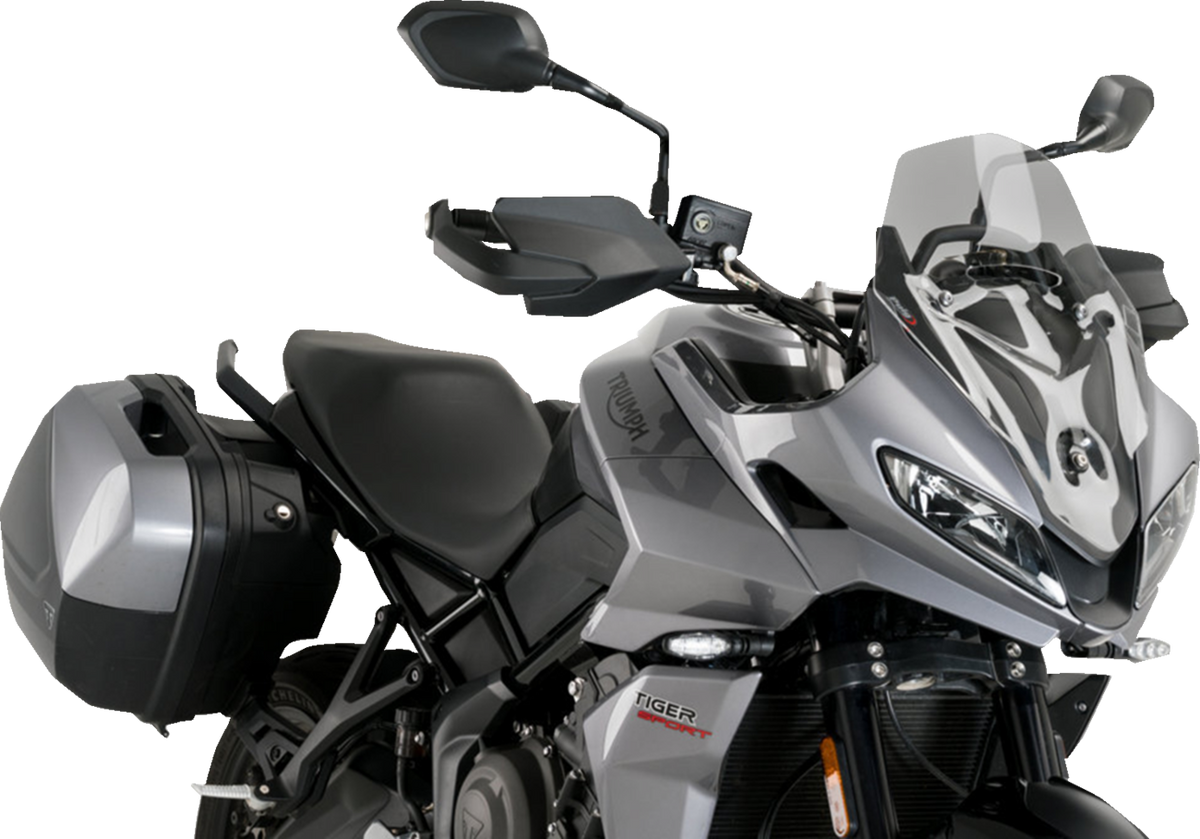 PUIG HI-Tech Parts Sport Windscreen - 18" - Smoke - Tiger Sport 660