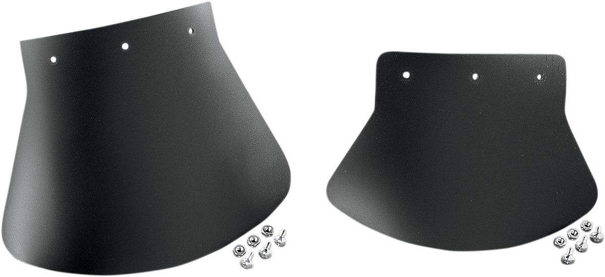 Drag Specialties Seats Medium Mud Flap - Plain - 9-1/2" W X 6-1/2" H