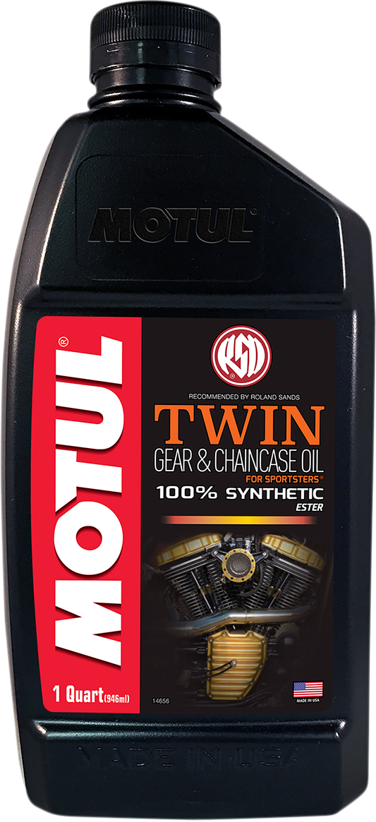 Motul V-Twin Synthetic Gear &amp; Chaincase Oil - 1 U.S. Quart