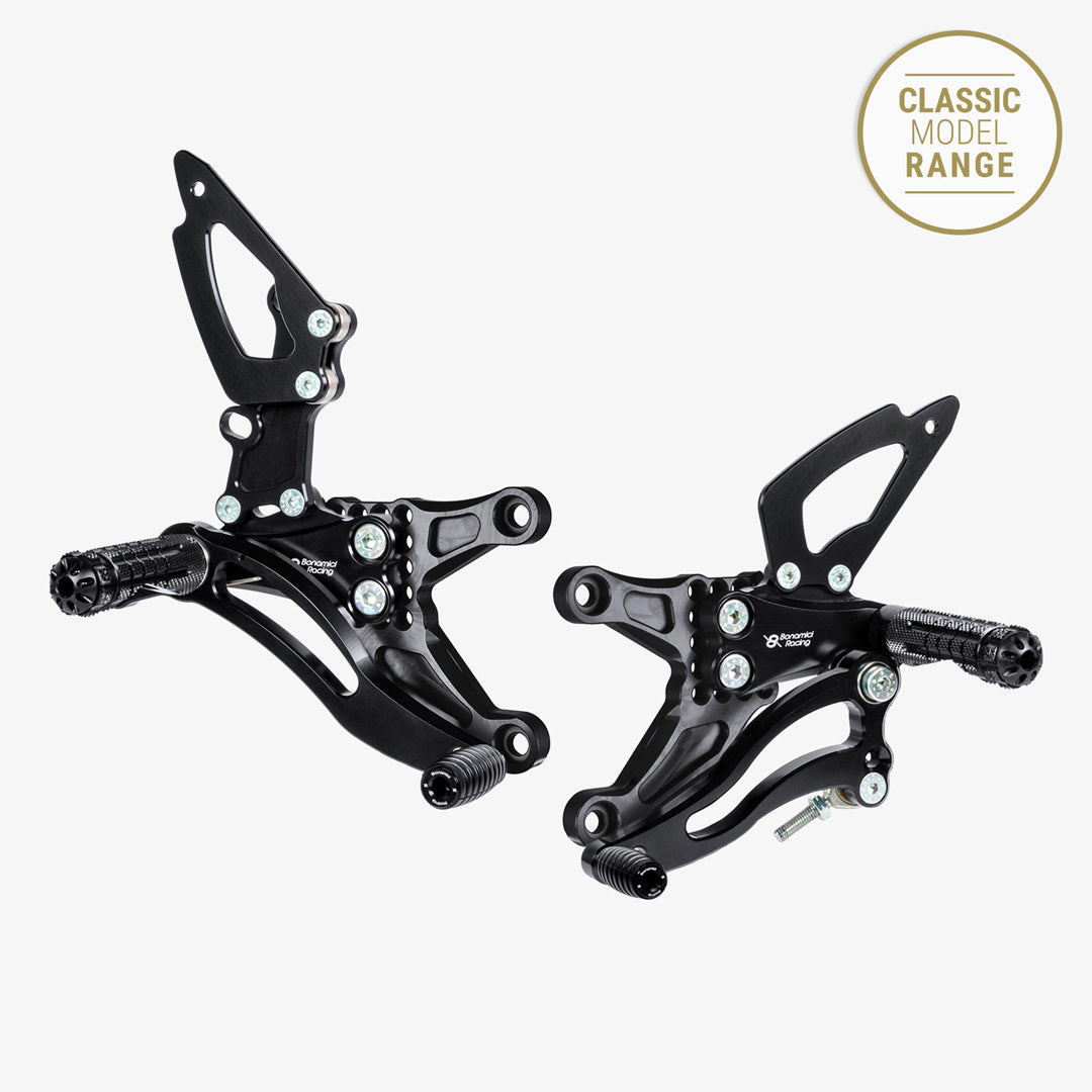 Bonamici Racing Adjustable Rearsets - Kawasaki ZX-6R