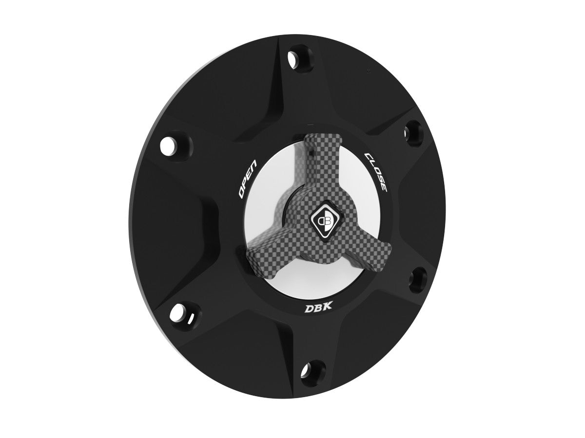 Ducabike DBK Ducati Quick Release Fuel Tank Cap - Black / Red