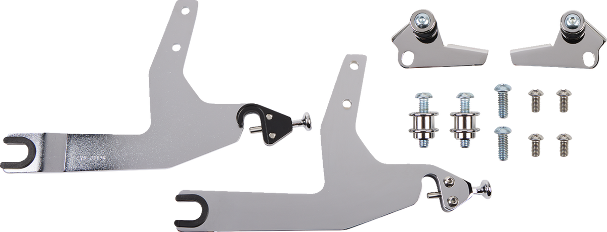 Cobra Backrest Kit - 14" - Black - Softail