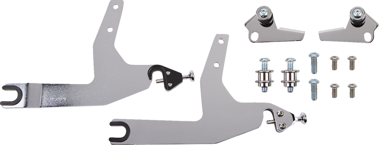 Cobra Backrest Kit - 14" - Black - Softail