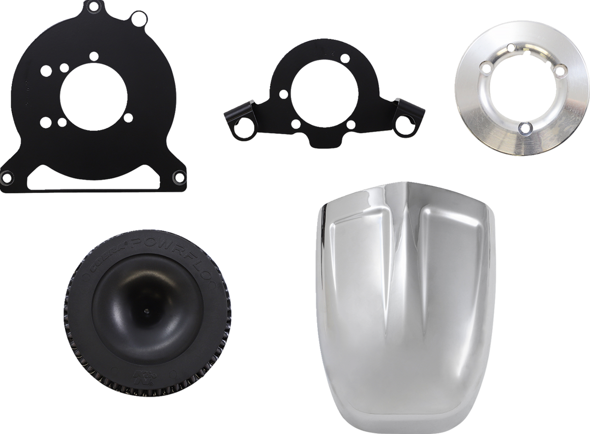 Cobra PowrFlo Air Intake Kit - Chrome