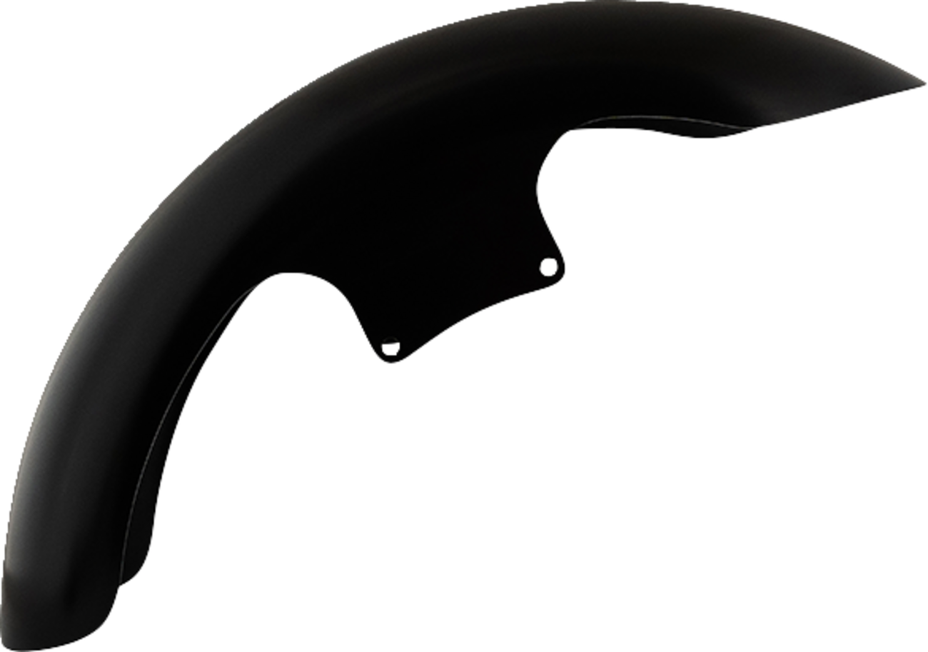 Klock Werks Henry Front Fender - Black - 16"-19" - HD Touring