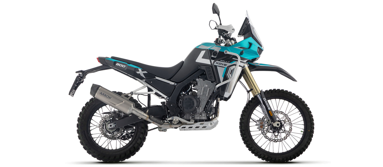 Arrow Full System With Indy Race Evo Titanium Slip On With Carbon End Cap