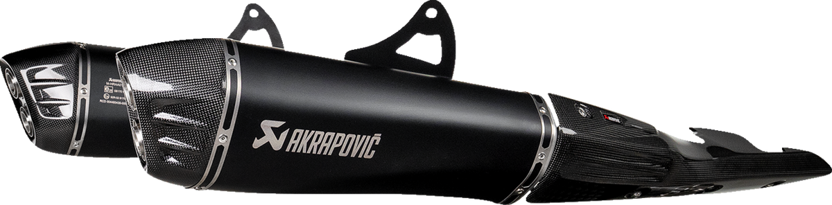 Akrapovic Slip-On Line Mufflers - Titanium Black - Suzuki GSX-1300R Hayabusa