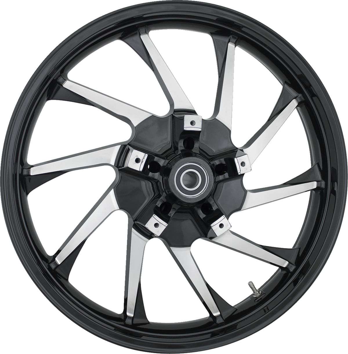 Coastal Moto Wheel - Hurricane 3D - Front - Dual Disc/With ABS - Black Cut - 21x3.5