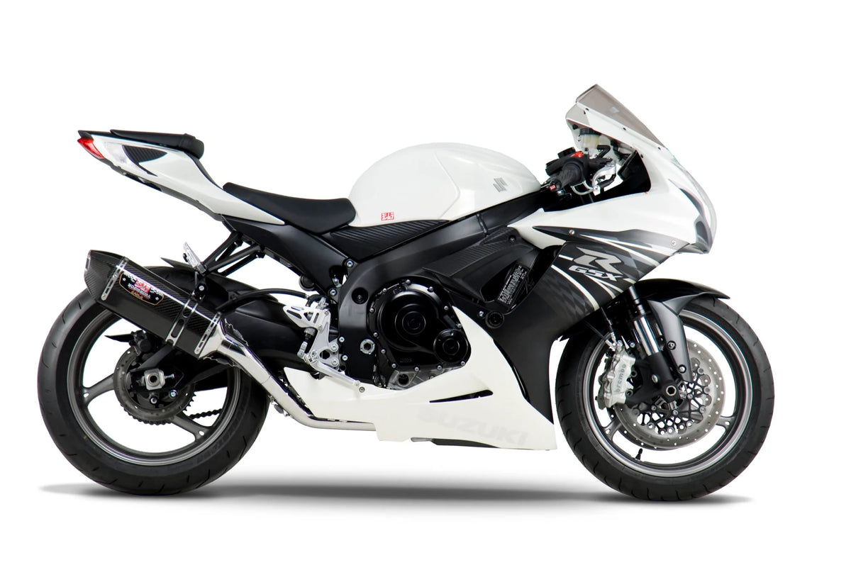 Yoshimura GSX-R600/750 11-26 Race R-77 Stainless Full Exhaust, W/ Carbon Fiber Muffler