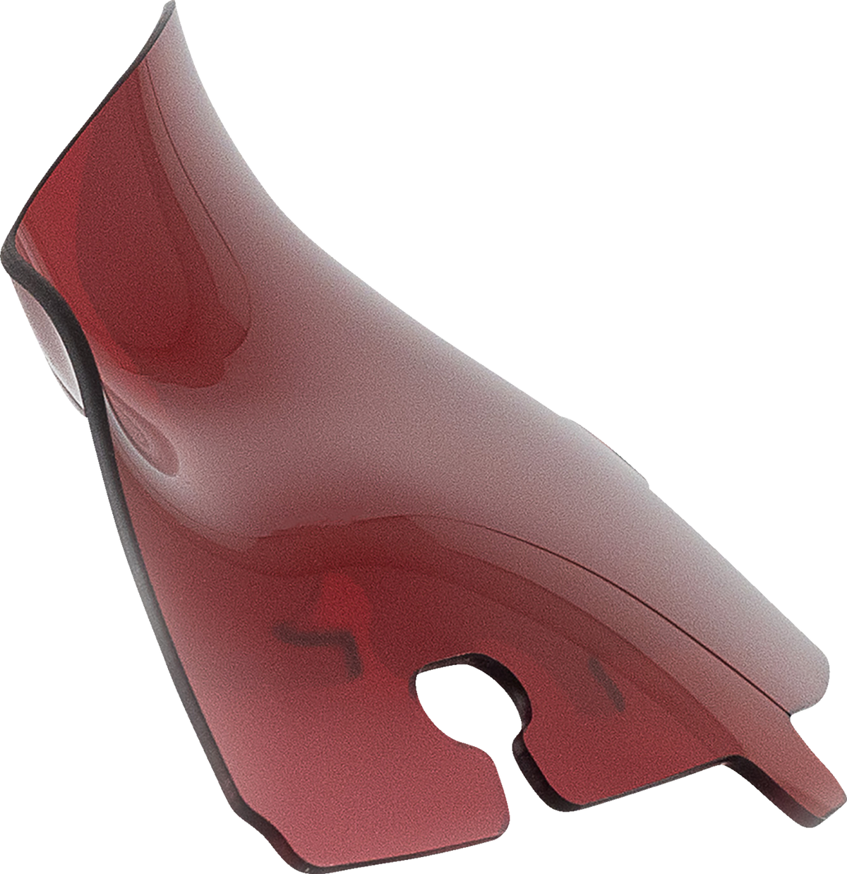 Klock Werks Kolor Flare® Windshield - 4" - Red - '14-'25 FLH/FLHT/FLHX