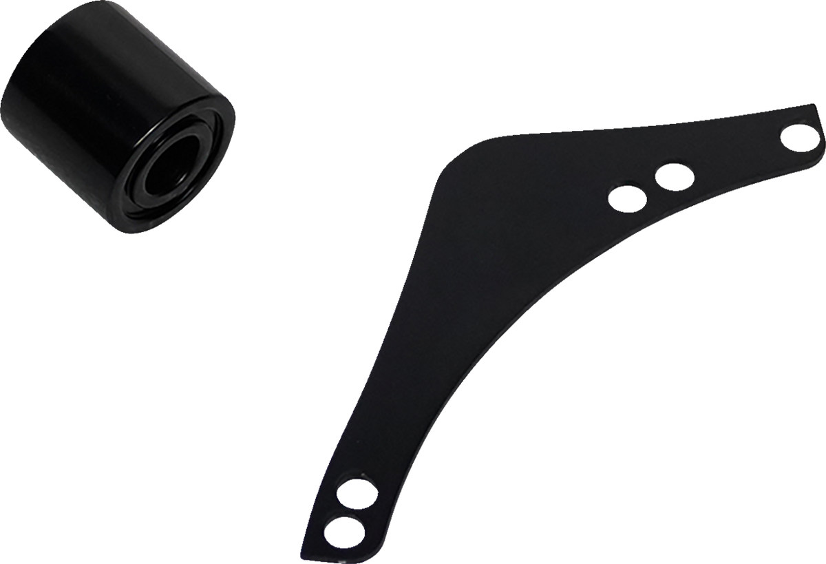 Arlen NESS Replacement Breather Bolt Cover Plate - Inverted/Method/Clear Tear/Sidekick - Left - Black