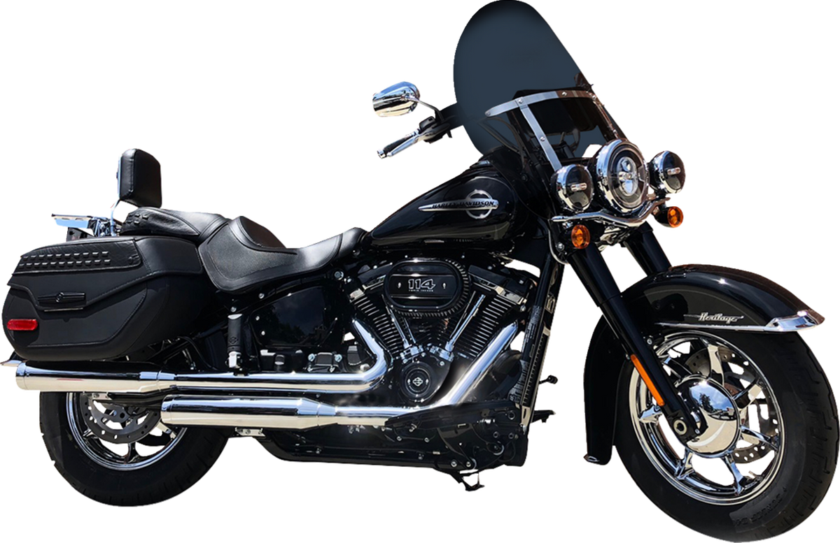 Klock Werks Billboard Flare® Windshield - 20" - Dark Smoke - '18-'25 Harley-Davidson®