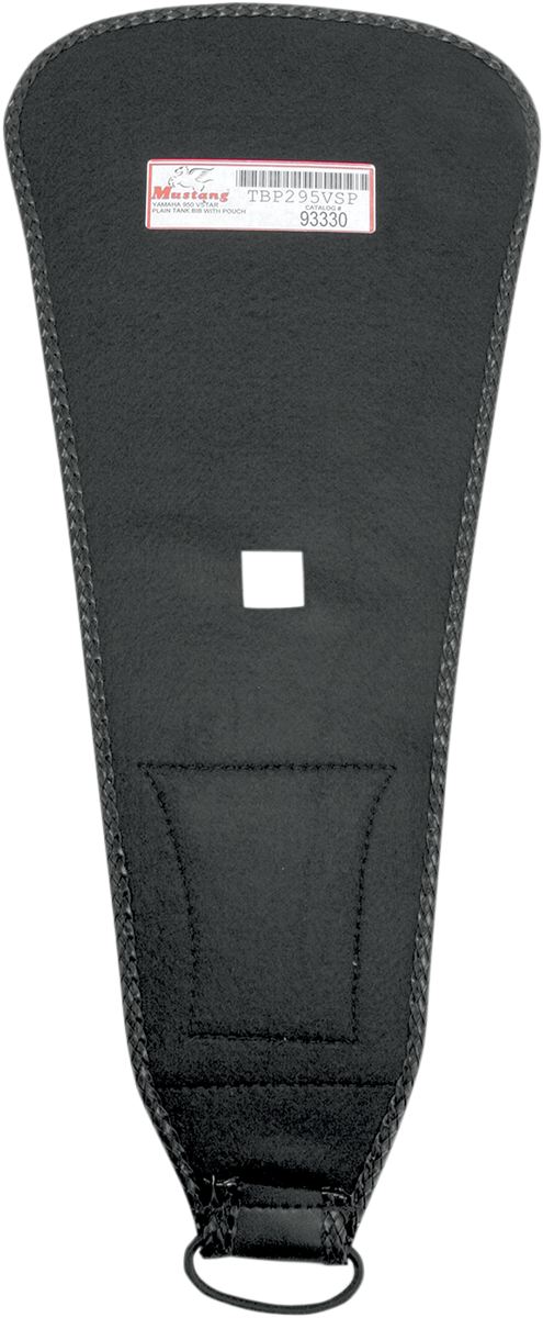Mustang Pouch Tank Bib - Smooth - Black - Yamaha