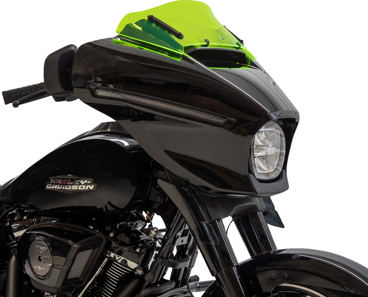 Klock Werks Ice Flare® Windshield - 6-1/2" - Green Ice - FLHX