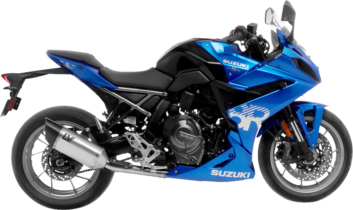 LeoVince LV-14 R Exhaust System - 2-Into-1 - Stainless Steel - GSX-8RS