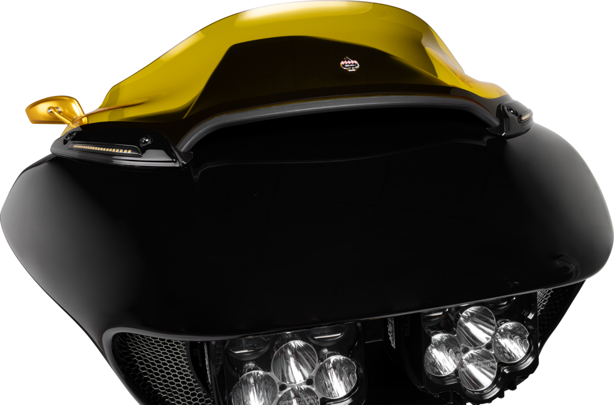 Klock Werks Fairing Vent Screen - Honeycomb - Chrome - FLTR