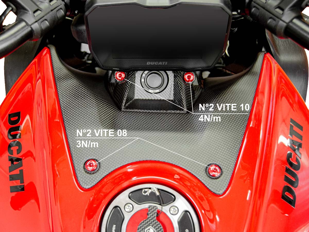 Ducabike DBK KVT48 - Diavel V4 Key Cover Screw Kit