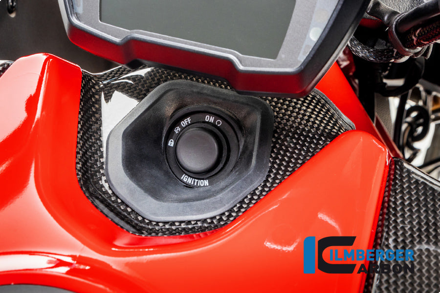 Ilmberger Carbon Ignition Switch Cover Ducati Diavel 1260 - Gloss