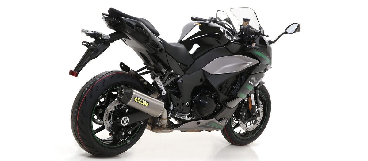 Arrow 71914PK Indy-Race Titanium Slip On With Carbon End Cap