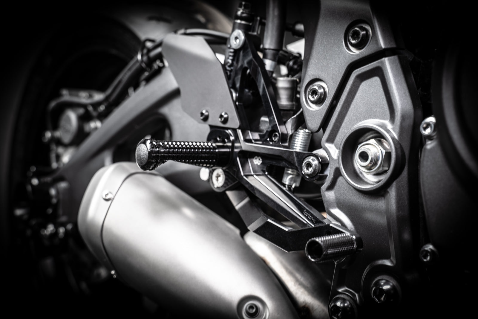 Gilles Tooling Footrest System FXR Black
