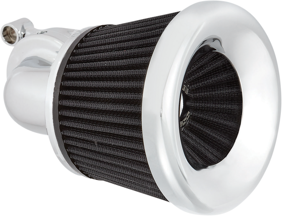 Arlen NESS Velocity 90° Air Cleaner Kit - Chrome