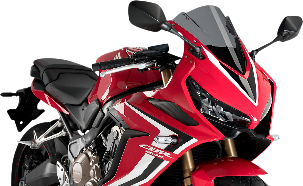 PUIG HI-Tech Parts Race Windscreen - 13-1/4" - Dark Smoke - CBR650R