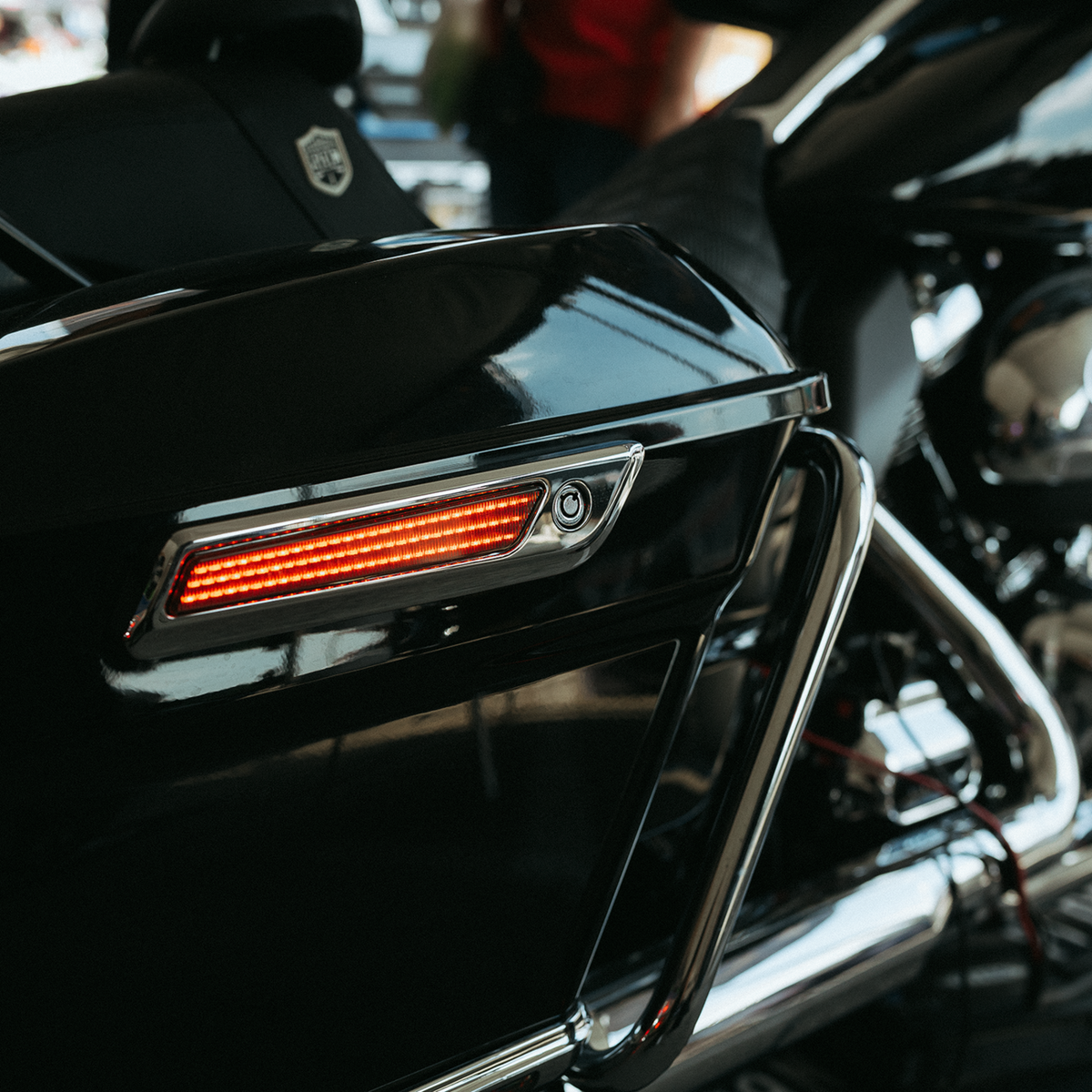 Custom Dynamics Saddlebag LED Latch Light