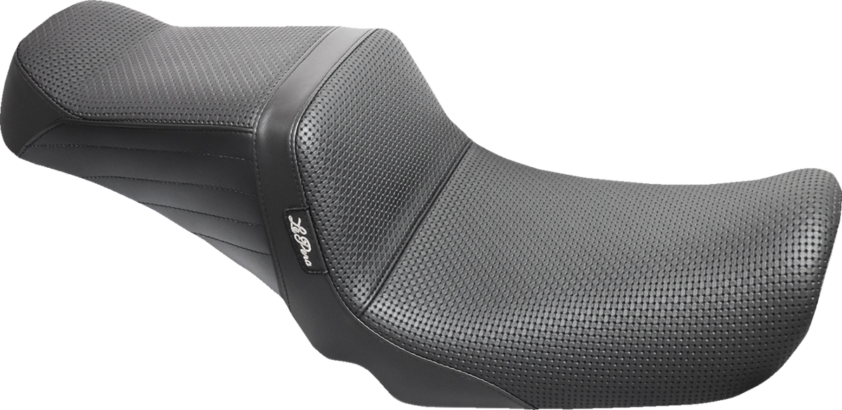 Le Pera Tailwhip Seat - Basketweave - Black - FXD '04-'05