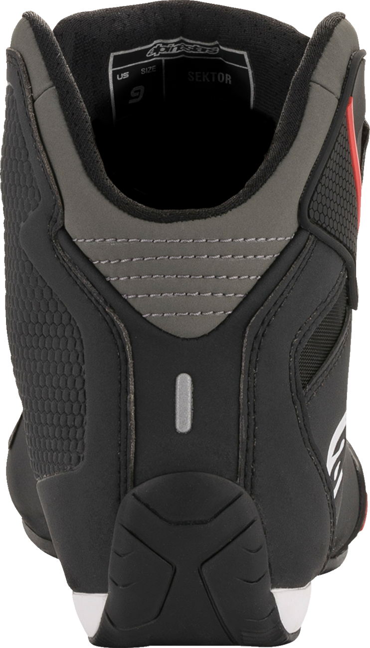 Alpinestars Sektor Shoes — Abrasion Resistant/Hook And Loop/Removable Anatomic Footbed