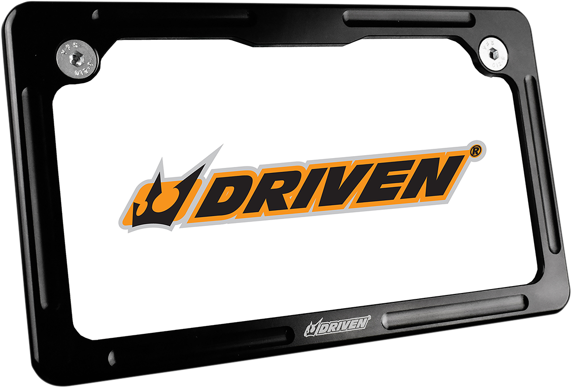 Driven Racing License Plate Frame - Black