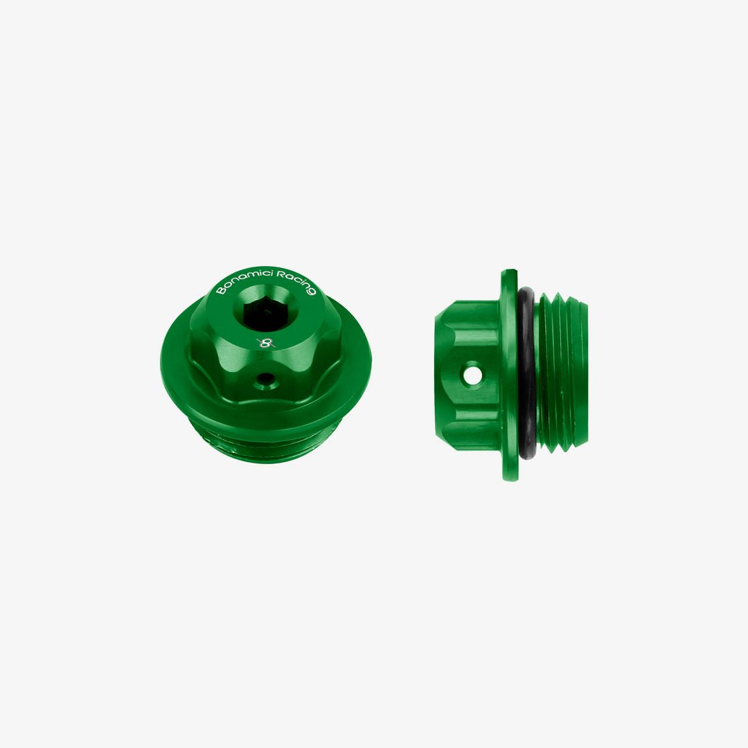 Bonamici Racing Oil Cap - M24x2 - Green