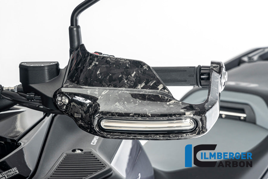 Ilmberger Carbon Handguard For Turn Signals Left BMW R 1300 GS - Gloss / Forged