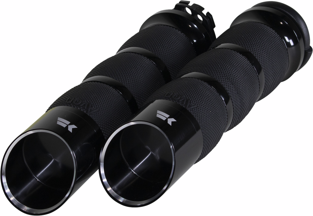 Khrome Werks Edge Grips - Air Cushion - Cable - Black
